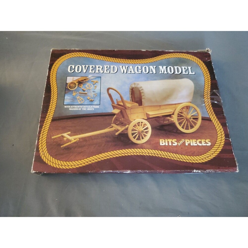 Western Covered Wagon Model By Bits & Pieces New in Box